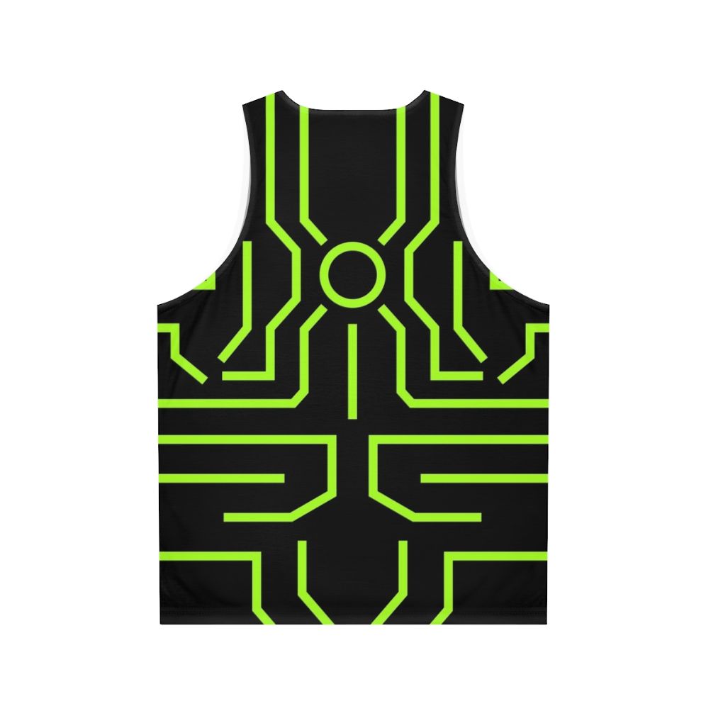 Upgrade Unisex Superhero Circuit Board Tank Top - Back