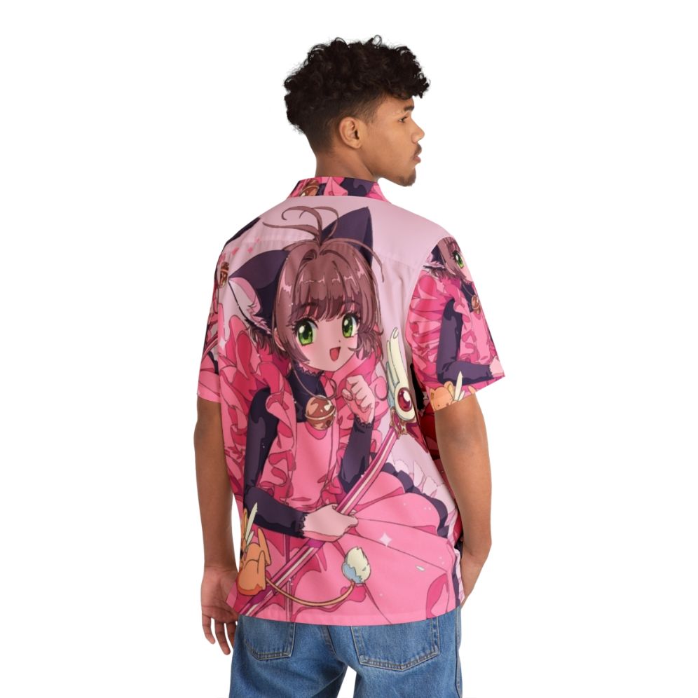 Cardcaptor Sakura Kawaii Cat Hawaiian Shirt - People Back