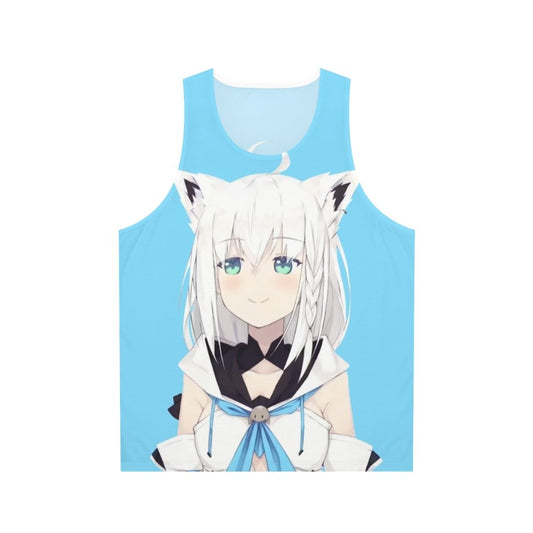 Shirakami Fubuki Hololive Virtual Youtuber Unisex Tank Top