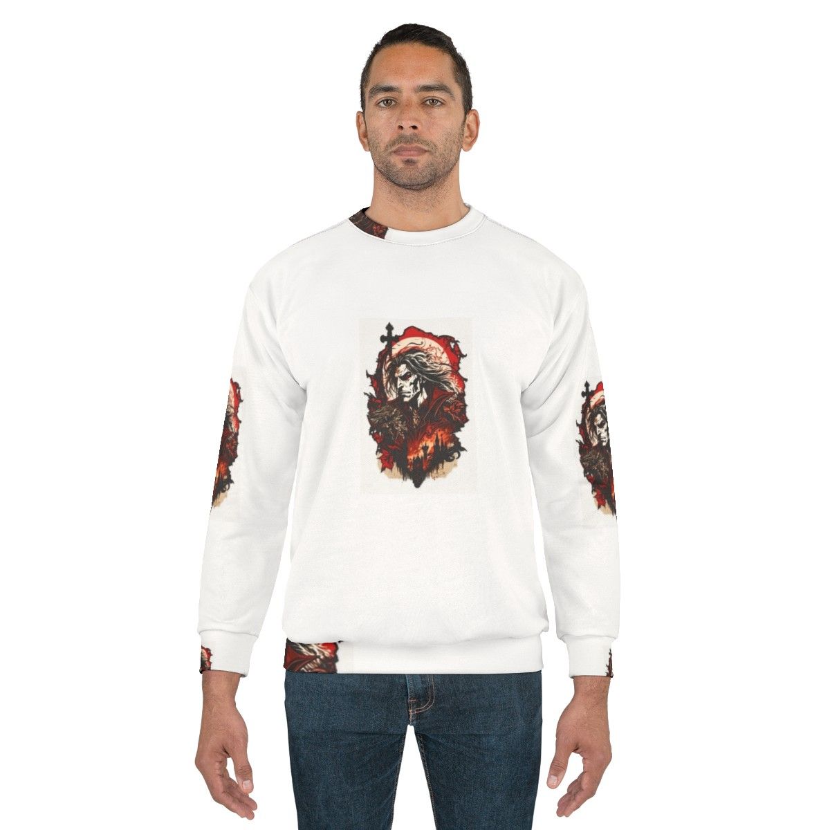 Dracula Castlevania Horror Gaming Sweatshirt - men