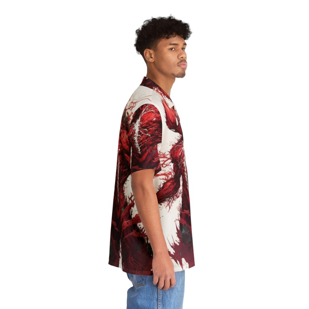 Carnage Hawaiian Shirt featuring a tropical digital art print - People Pight