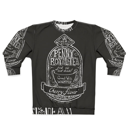 Pennyroyal Tea Sweatshirt with Nirvana Grunge Illustrated Lyrics