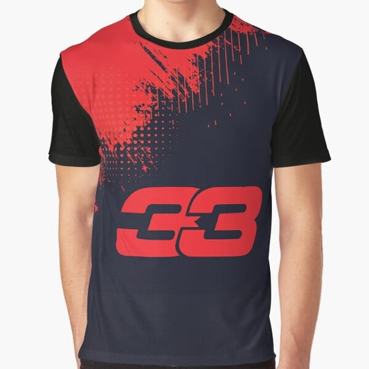 Max Verstappen Formula One (F1) Racing Graphic T-Shirt