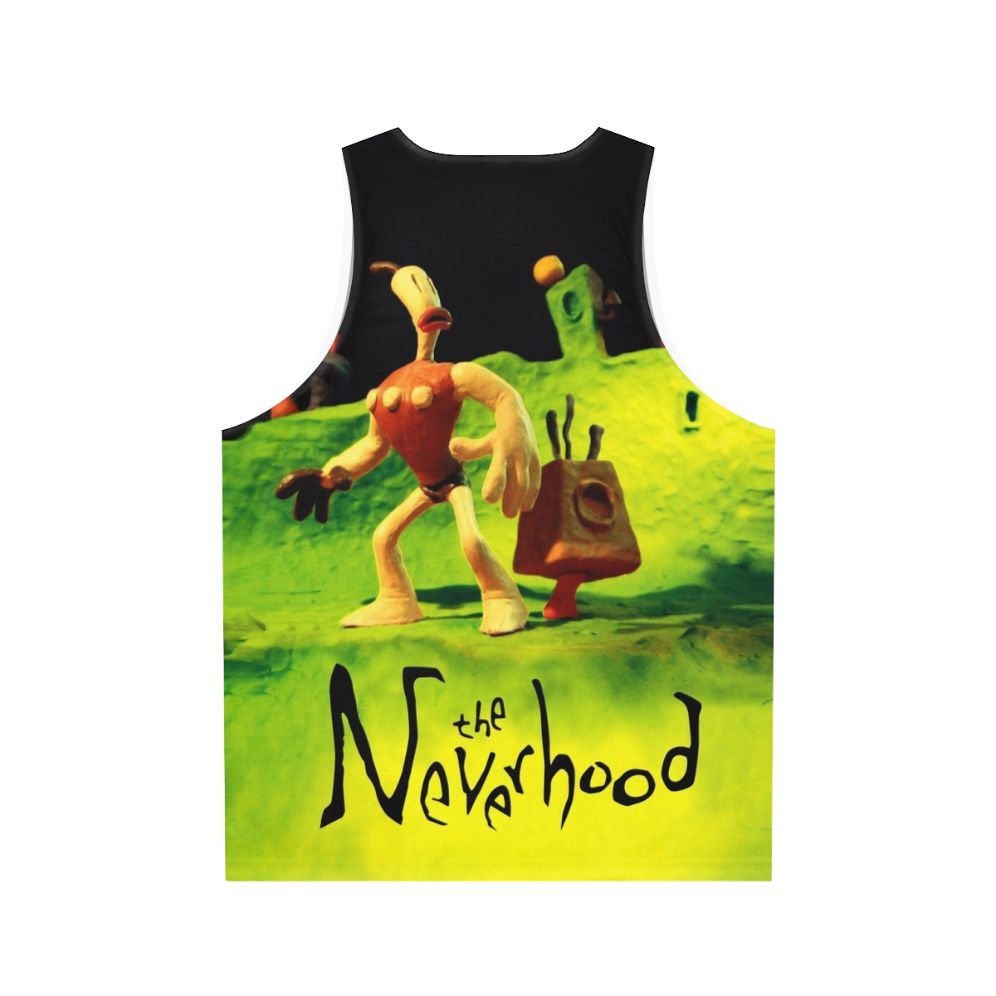 The Neverhood Retro Clay Animation Unisex Tank Top - Back