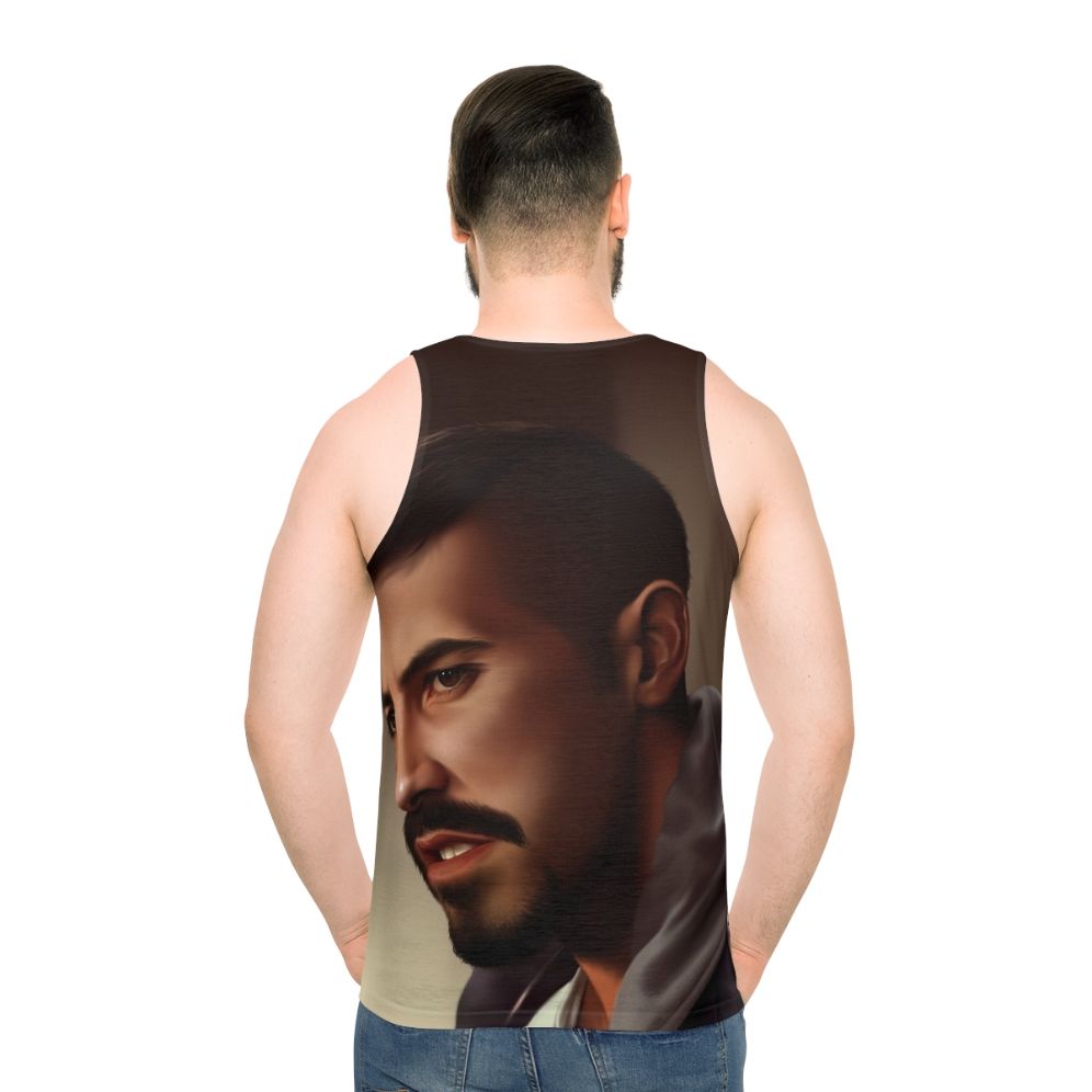 Yuri Boyka Unisex Tank Top - men back