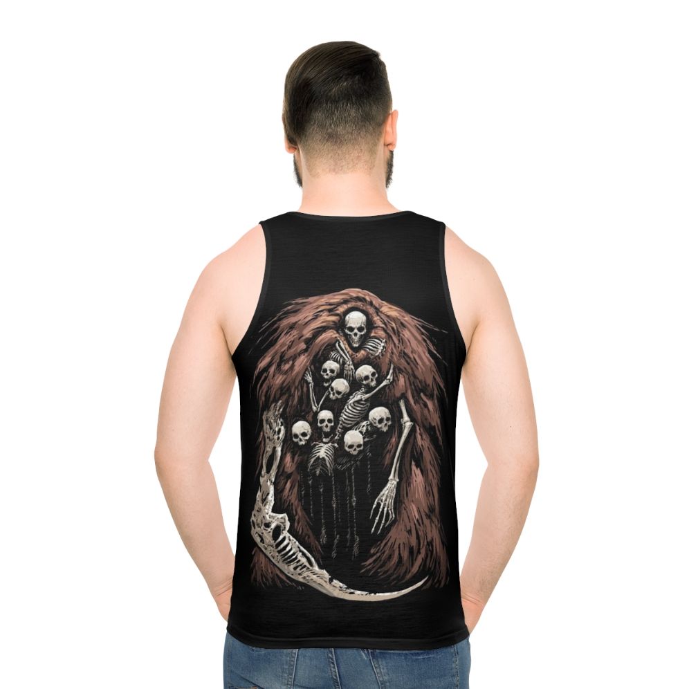 Gravelord skeleton unisex dark souls tank top - men back