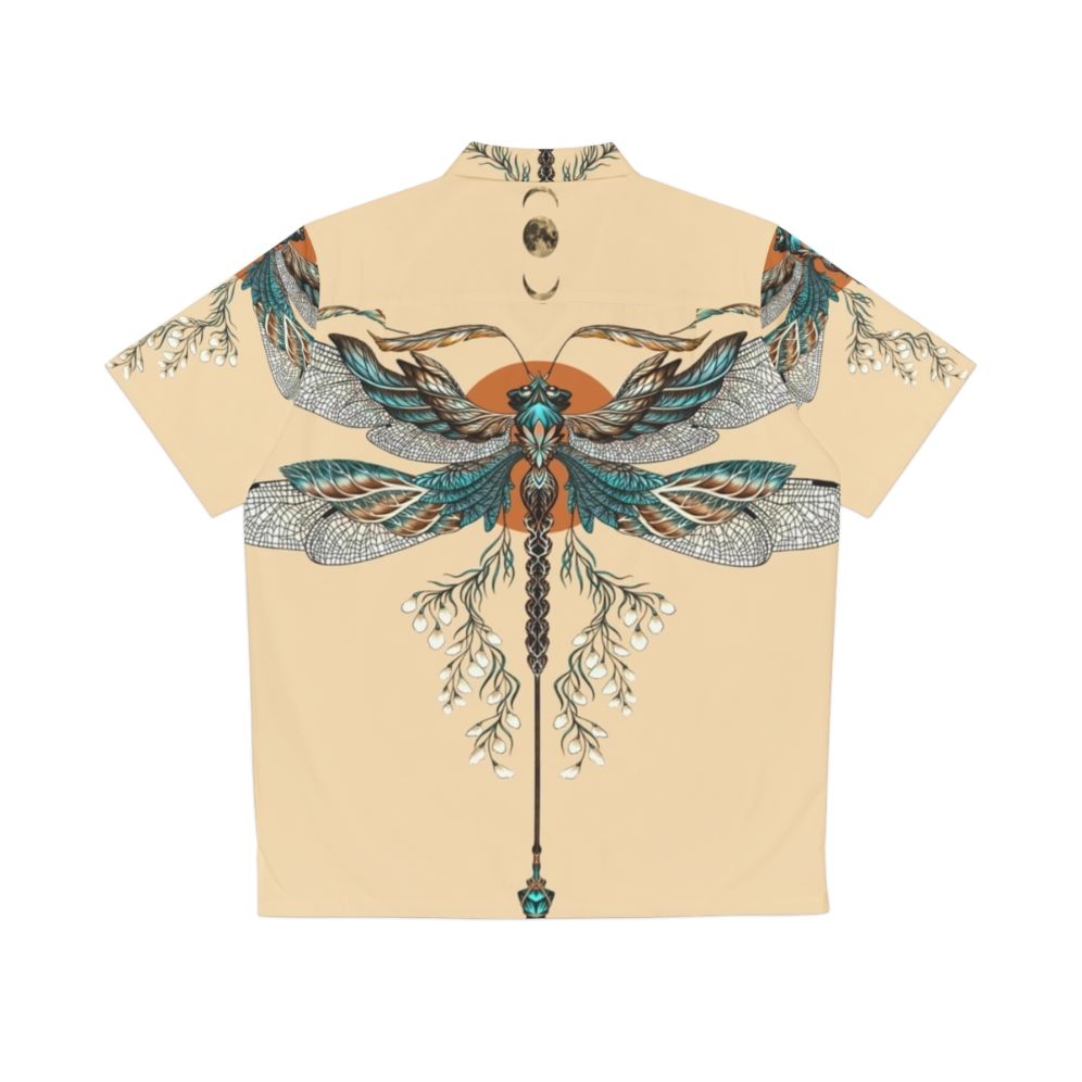 Dragonfly Tattoo Hawaiian Shirt - Back