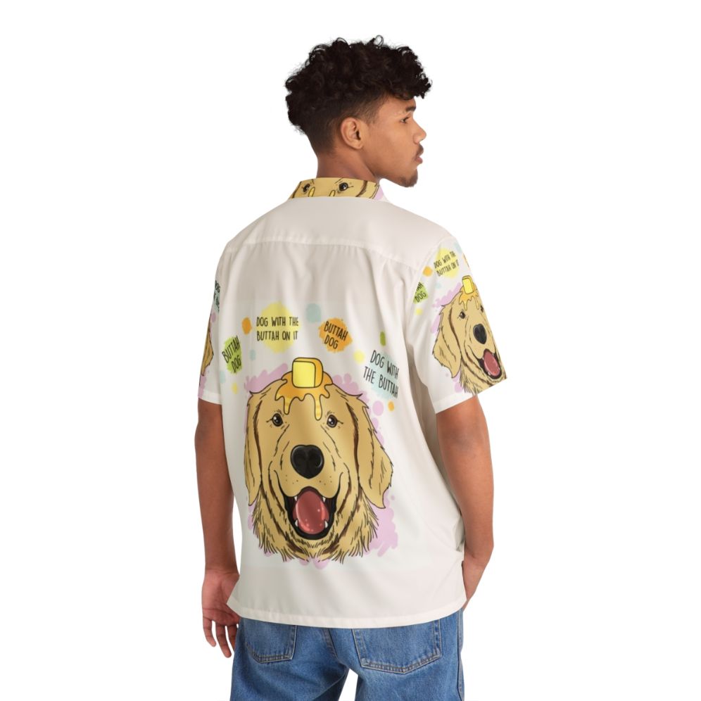 Butter Dog Hawaiian Shirt for Dogs - People Back