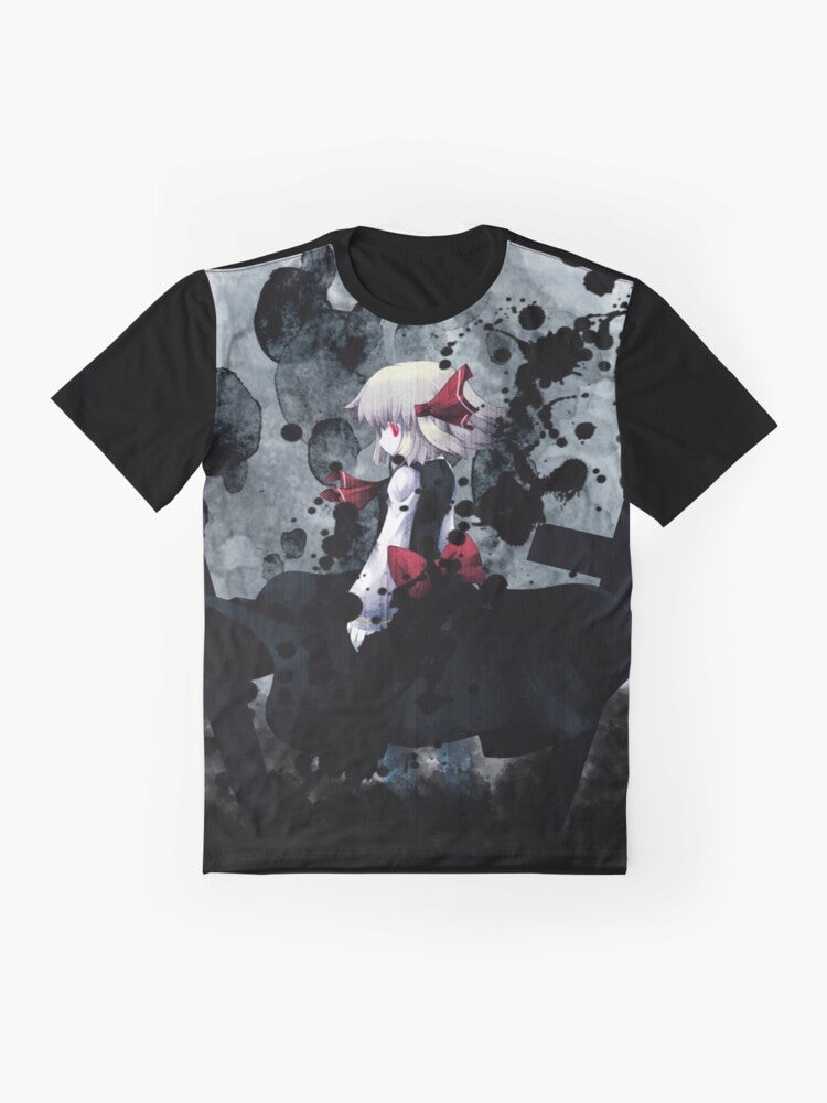 Rumia in Darkness Graphic T-Shirt - Touhou Anime Videogame - Flat lay