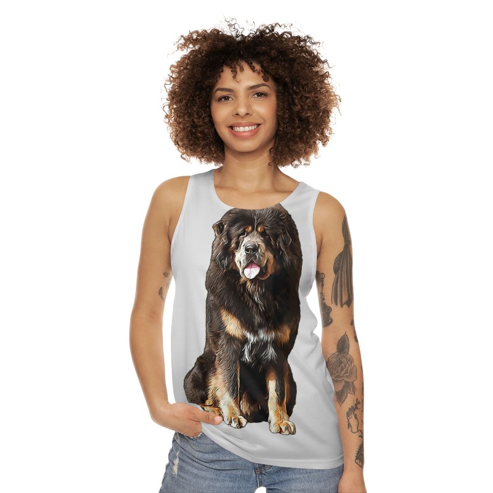 Tibetan Mastiff Unisex Tank Top - women