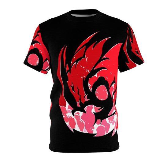 Mystic Fire Dragon Graphic T-shirt - Legendary Dragon Artwork