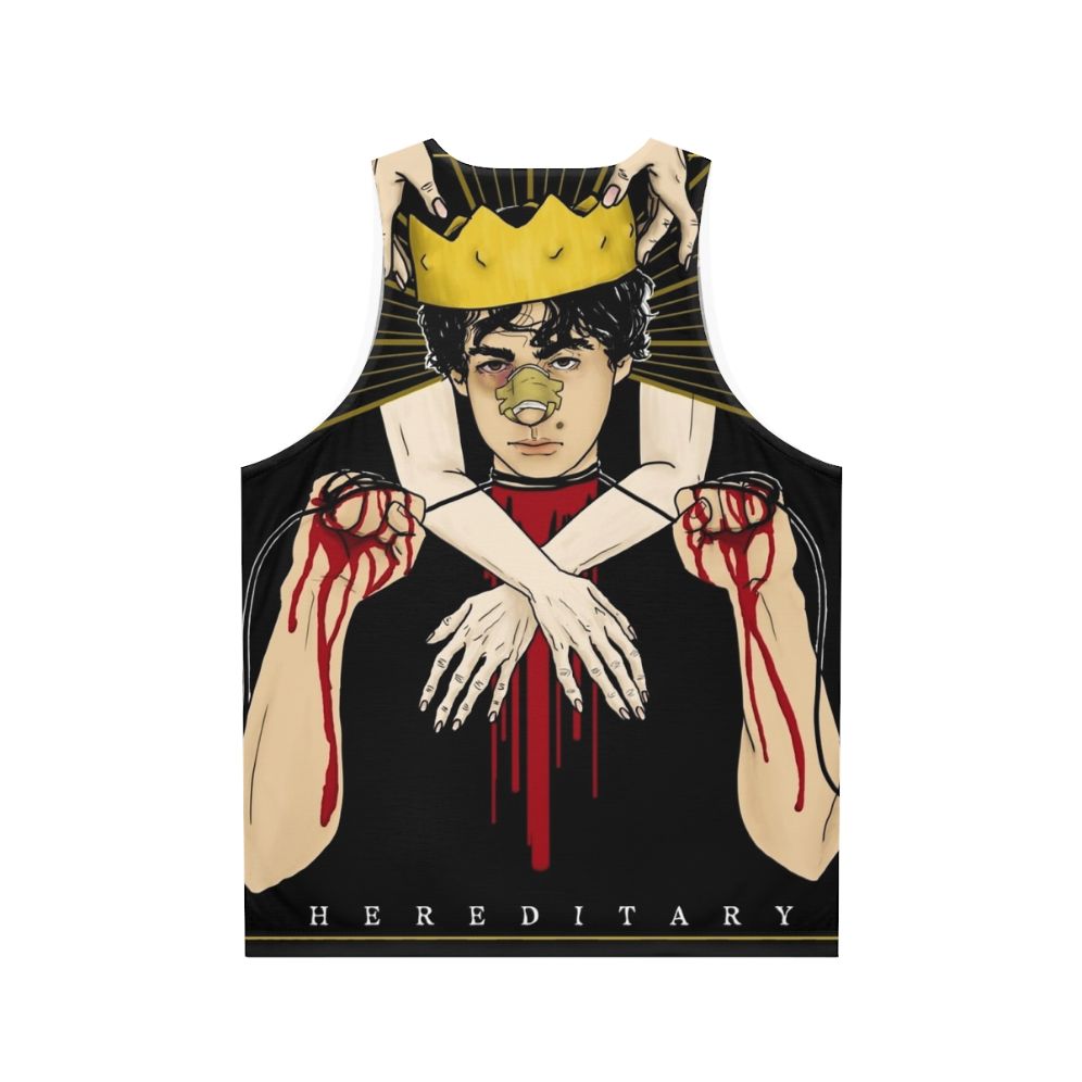 Hereditary horror movie unisex tank top - Back