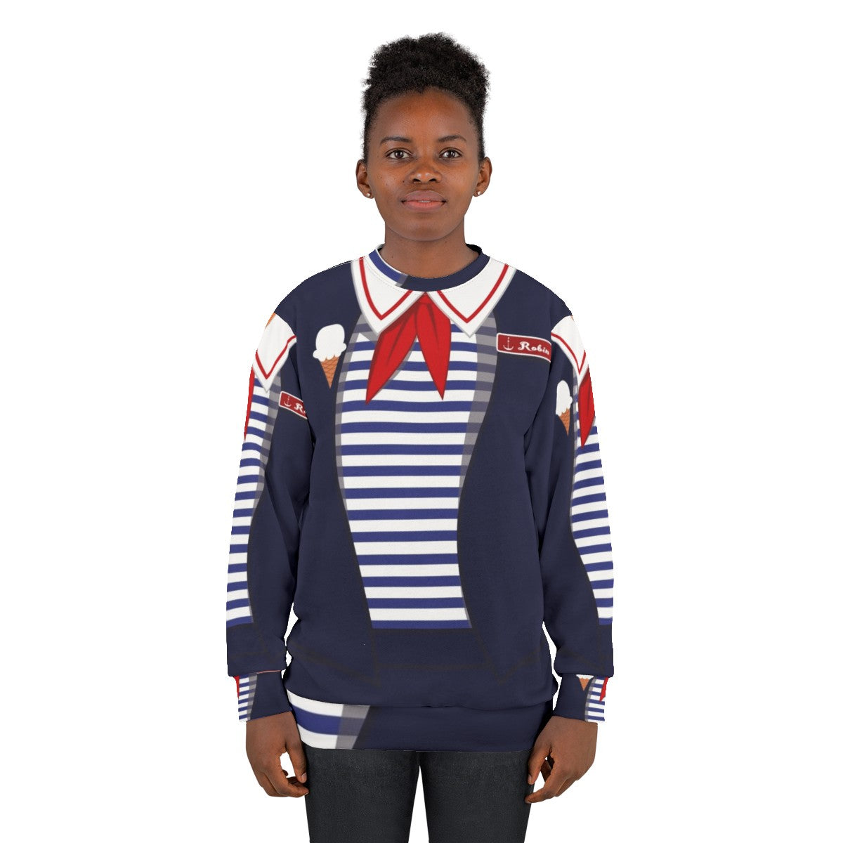 Stranger Things 3 Robin Ahoy Uniform Sweatshirt - women