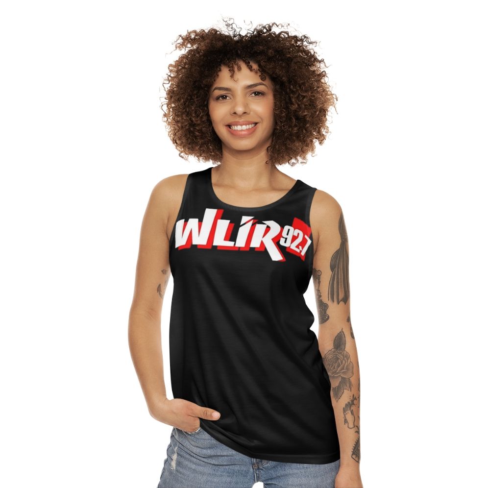 Unisex graphic music lover tank top - women