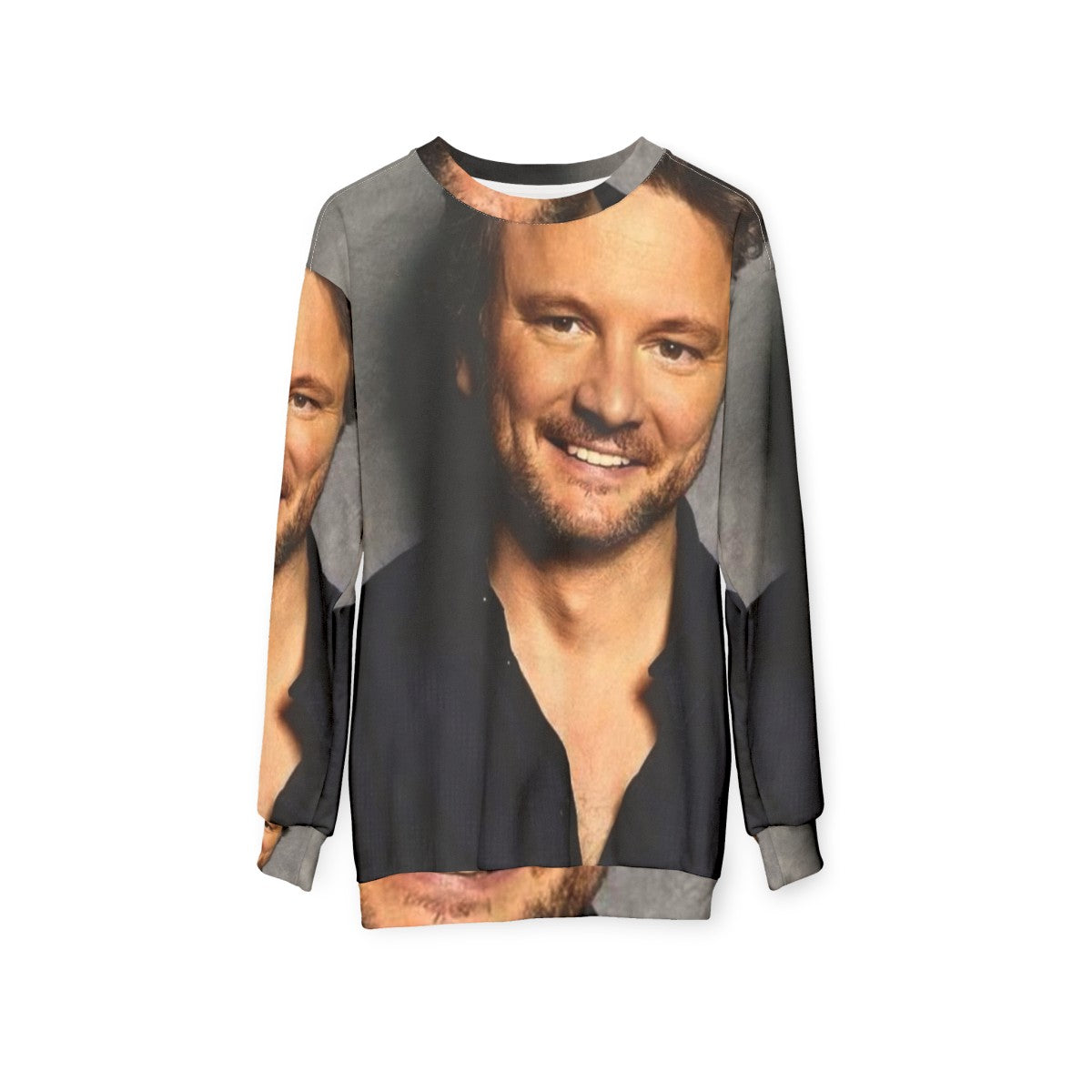 Handsome Colin Firth British Actor Sweatshirt - hanging