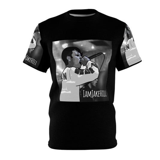 Stylish iamjakehill fan t-shirt design featuring the rapper's name and music-inspired graphics