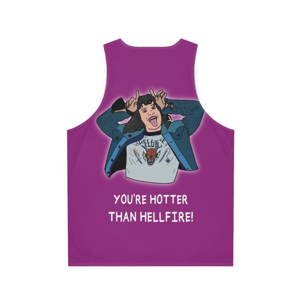 Eddie Munson Stranger Things Unisex Tank Top - Back