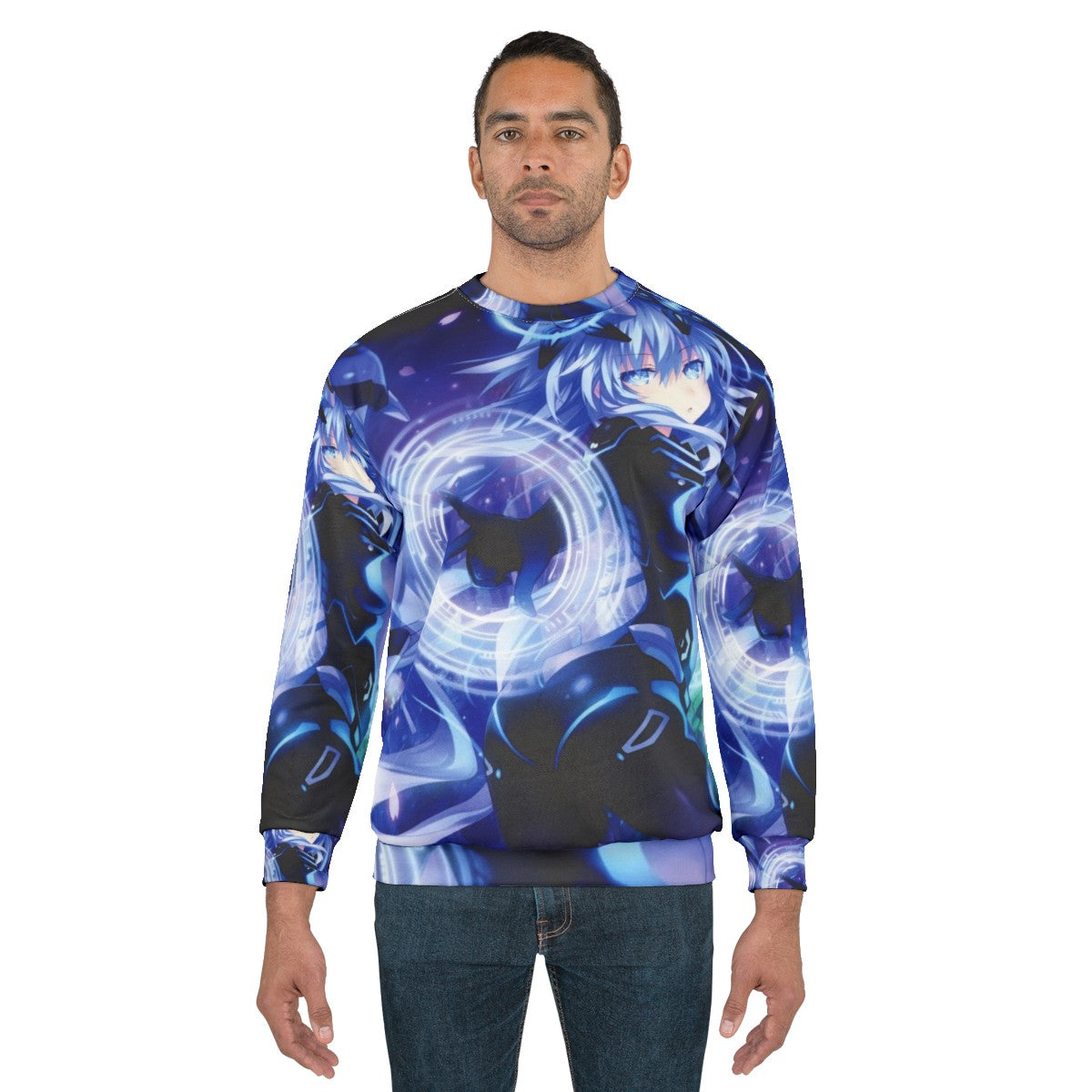 Purple Neptunia Themed Sweatshirt - men