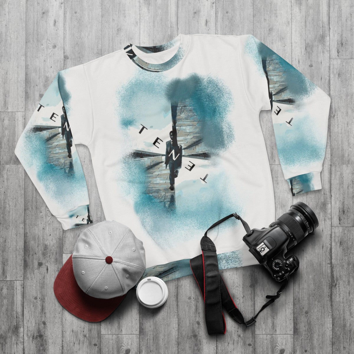 Tenet Movie Sweatshirt - flat lay