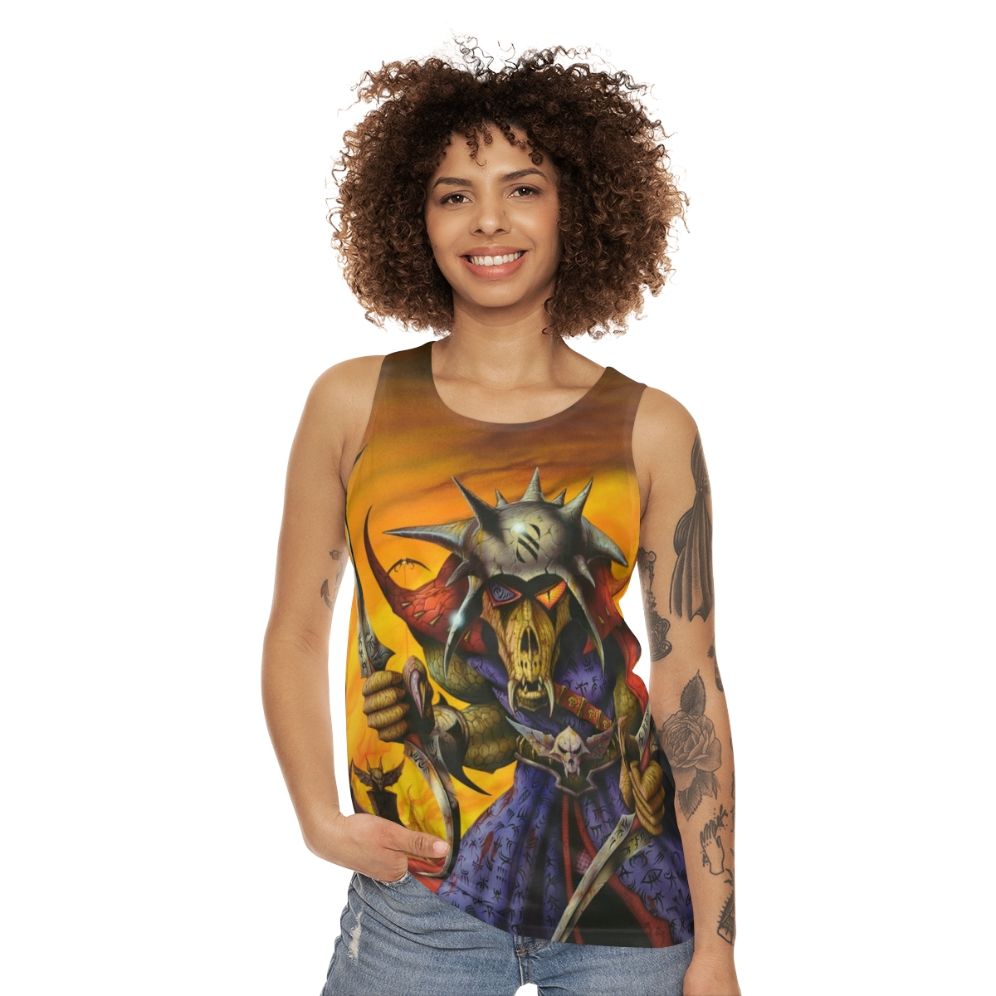 Unisex "No Means Of Escape" Heavy Metal Fantasy Tank Top - women