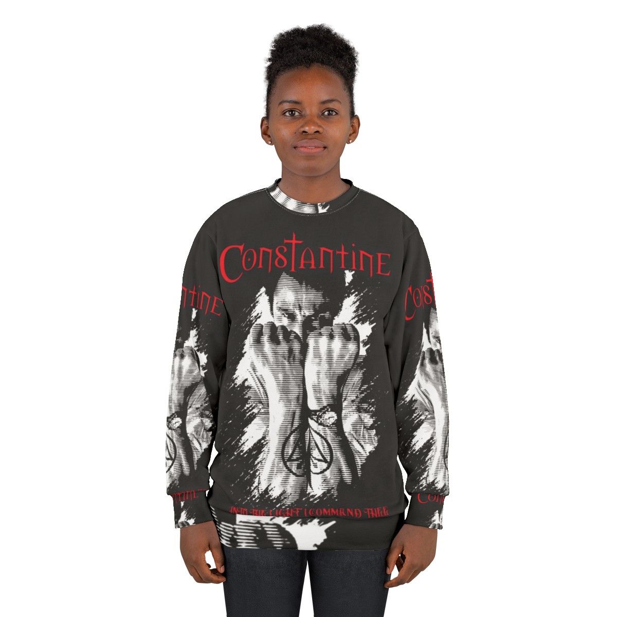 J Constantine Horror Comic Sweatshirt - women