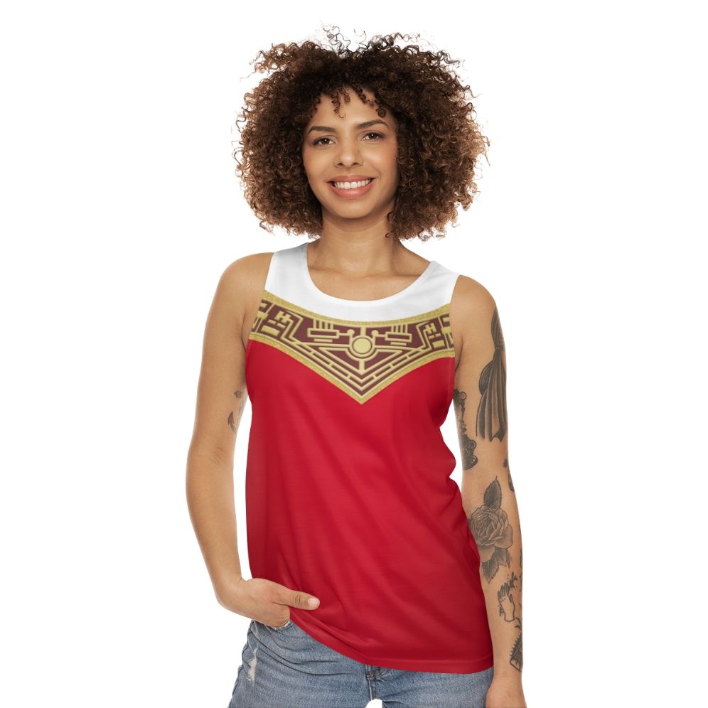 Zeo Red Unisex Tank Top - women