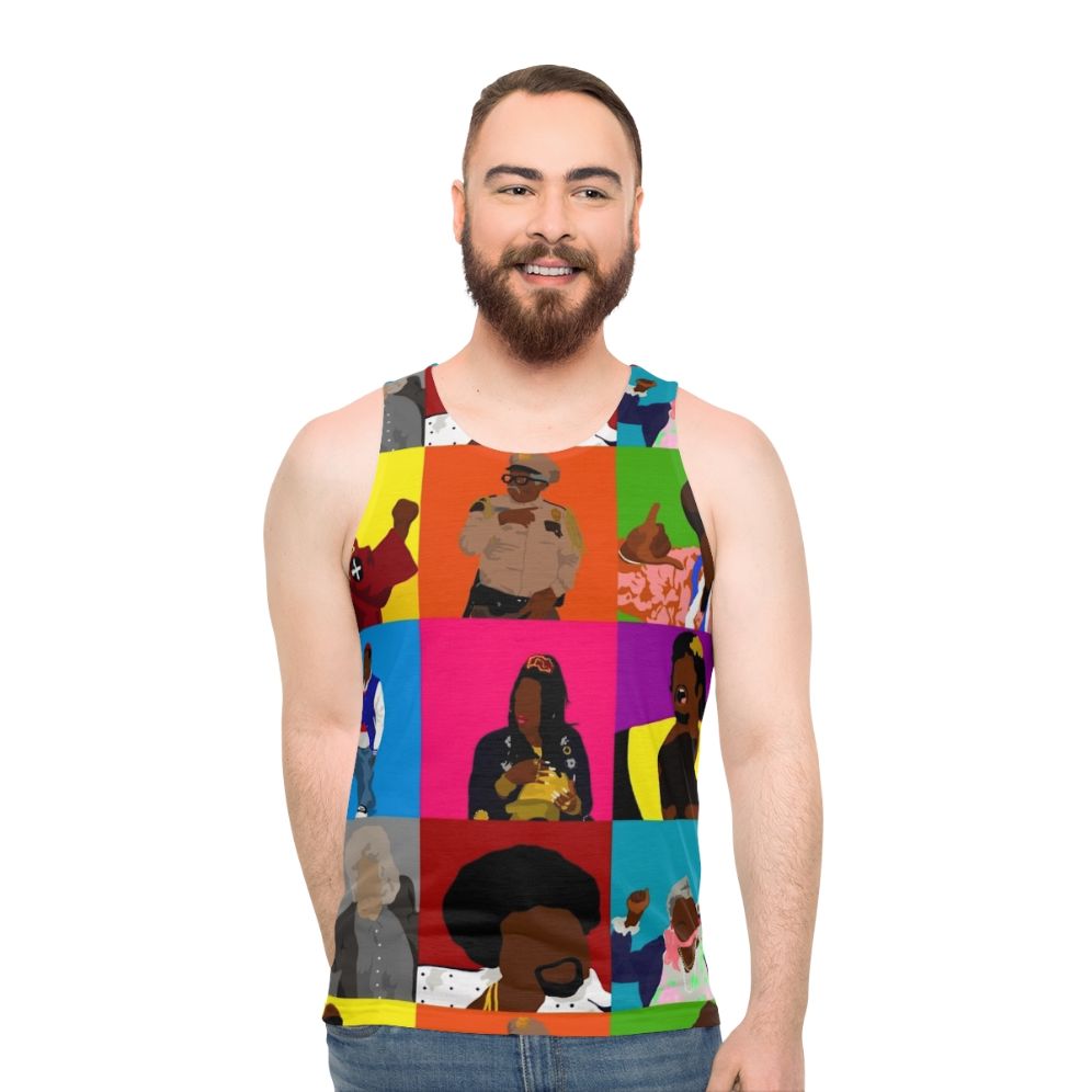 Unisex 90s Crazy Martin Inspired Tank Top - men