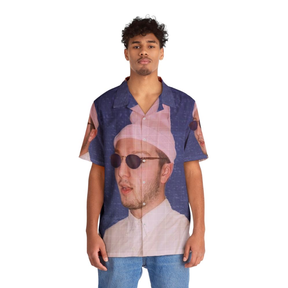 Bbno Hawaiian Shirt with Galaxy Aesthetic - People Front