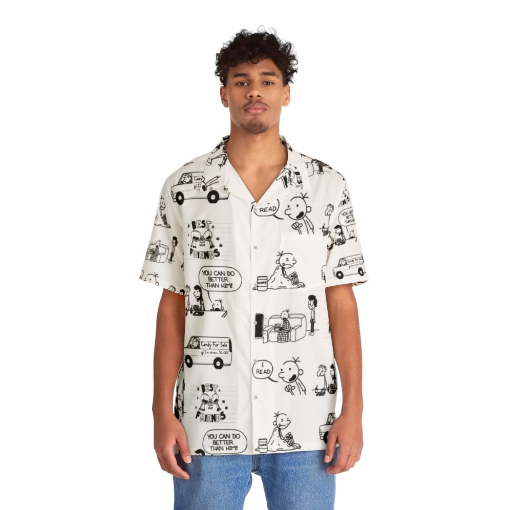 Wimpy Kid Hawaiian Shirt - People Front