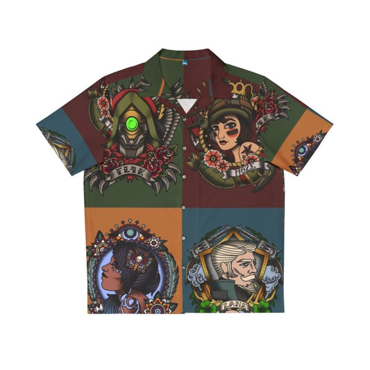 Borderlands 3 Tattoo Style Hawaiian Shirt