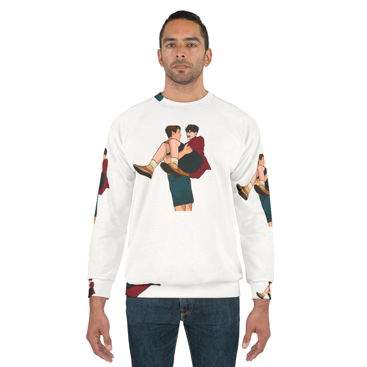 Heartstopper Nick and Charlie Friendship Sweatshirt - men