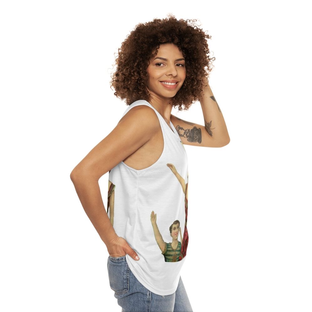 Neutral Milk Hotel Unisex Indie Rock Tank Top - women side