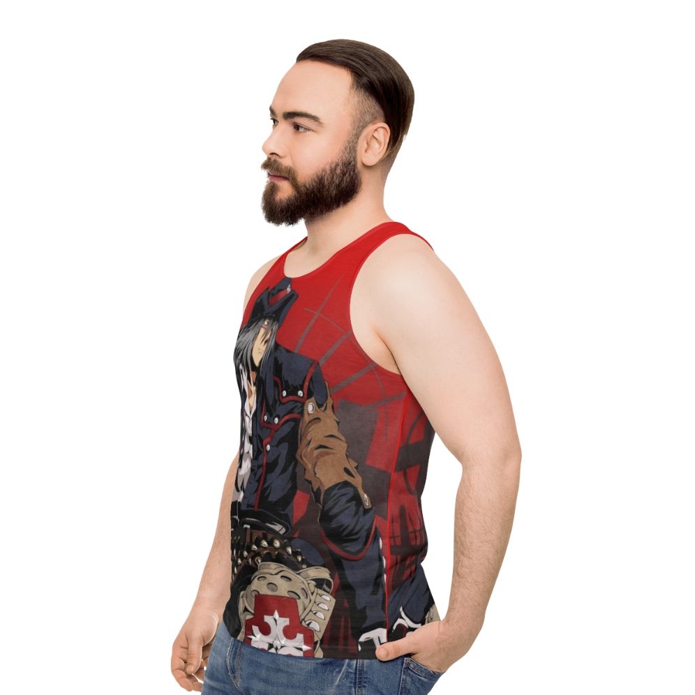 Gungrave Unisex Tank Top - men side