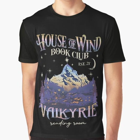 Throne of Glass Book Club T-Shirt with Acotar and Velaris Design for Fantasy Fans