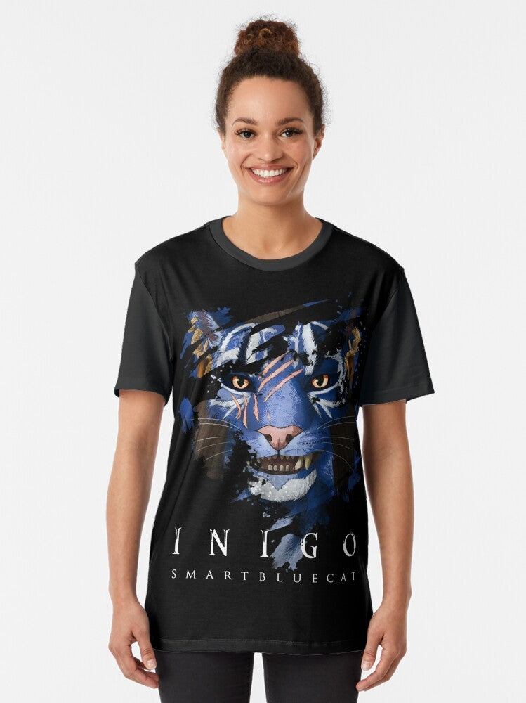 Inigo Graphic T-Shirt - Skyrim Gaming Apparel featuring the popular character Inigo from the game - Women