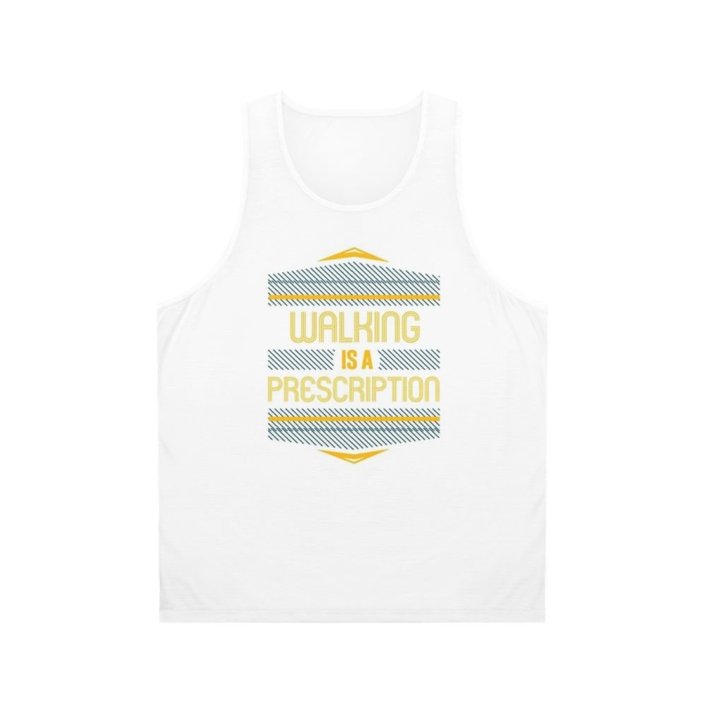 Unisex walking hobbies enthusiast tank top