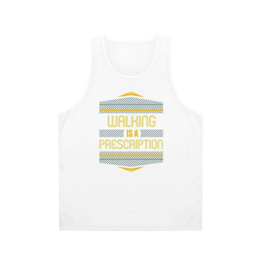 Unisex walking hobbies enthusiast tank top