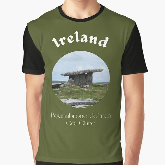 Poulnabrone Dolmen County Clare Irish Graphic T-Shirt