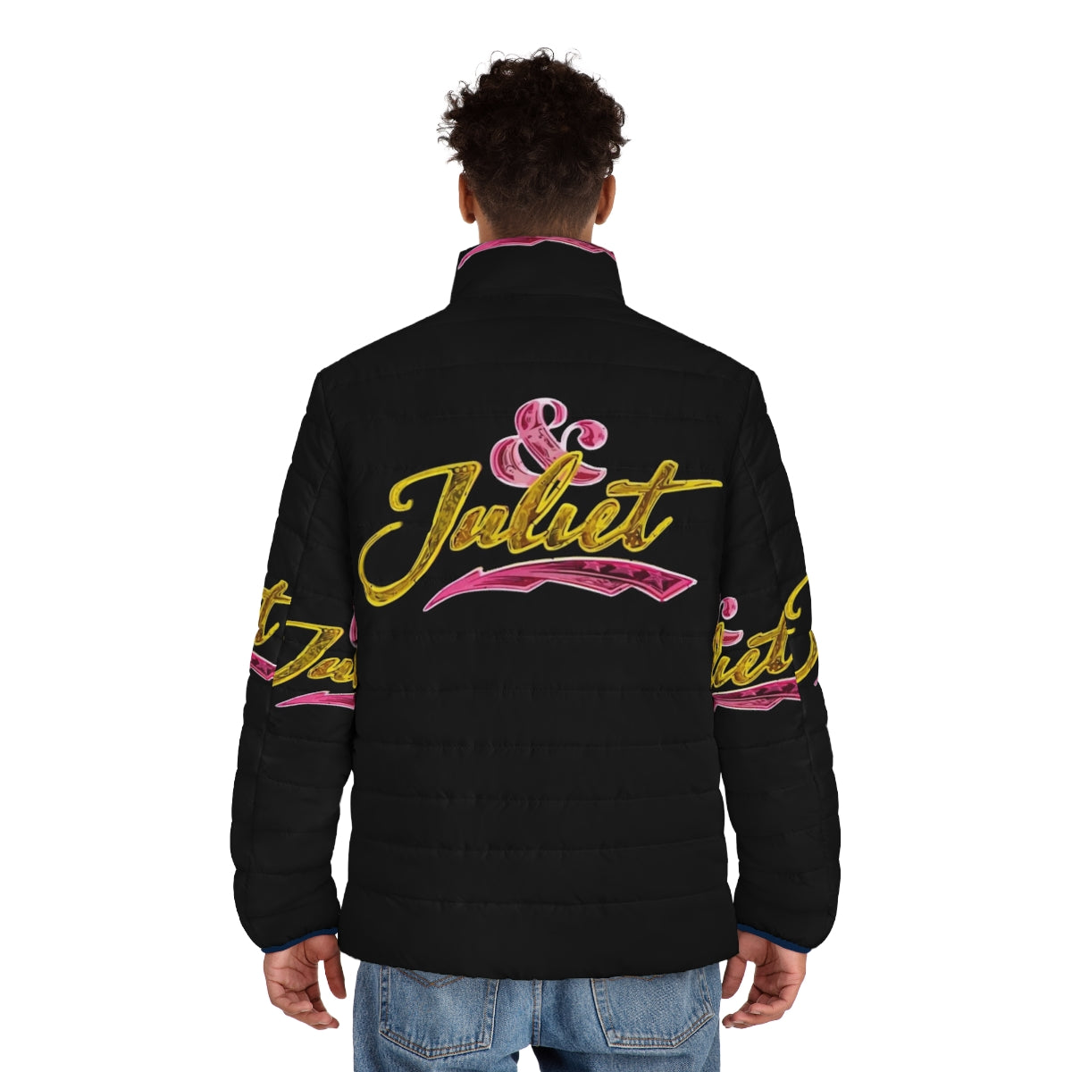 Romeo and Juliet-inspired Juliet Logo Puffer Jacket - men back