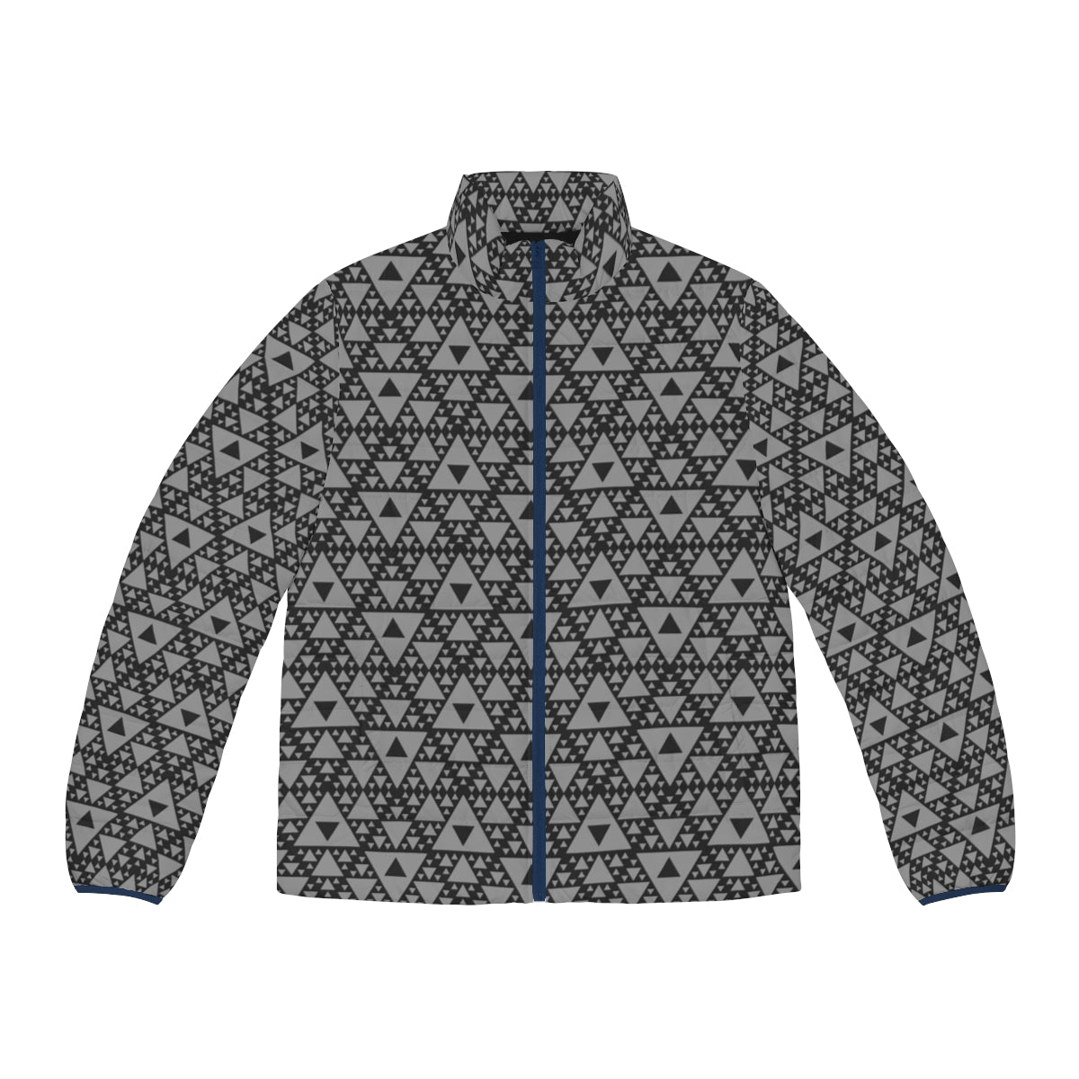 Alt Design Motion Capture Puffer Jacket with Triangle Pattern