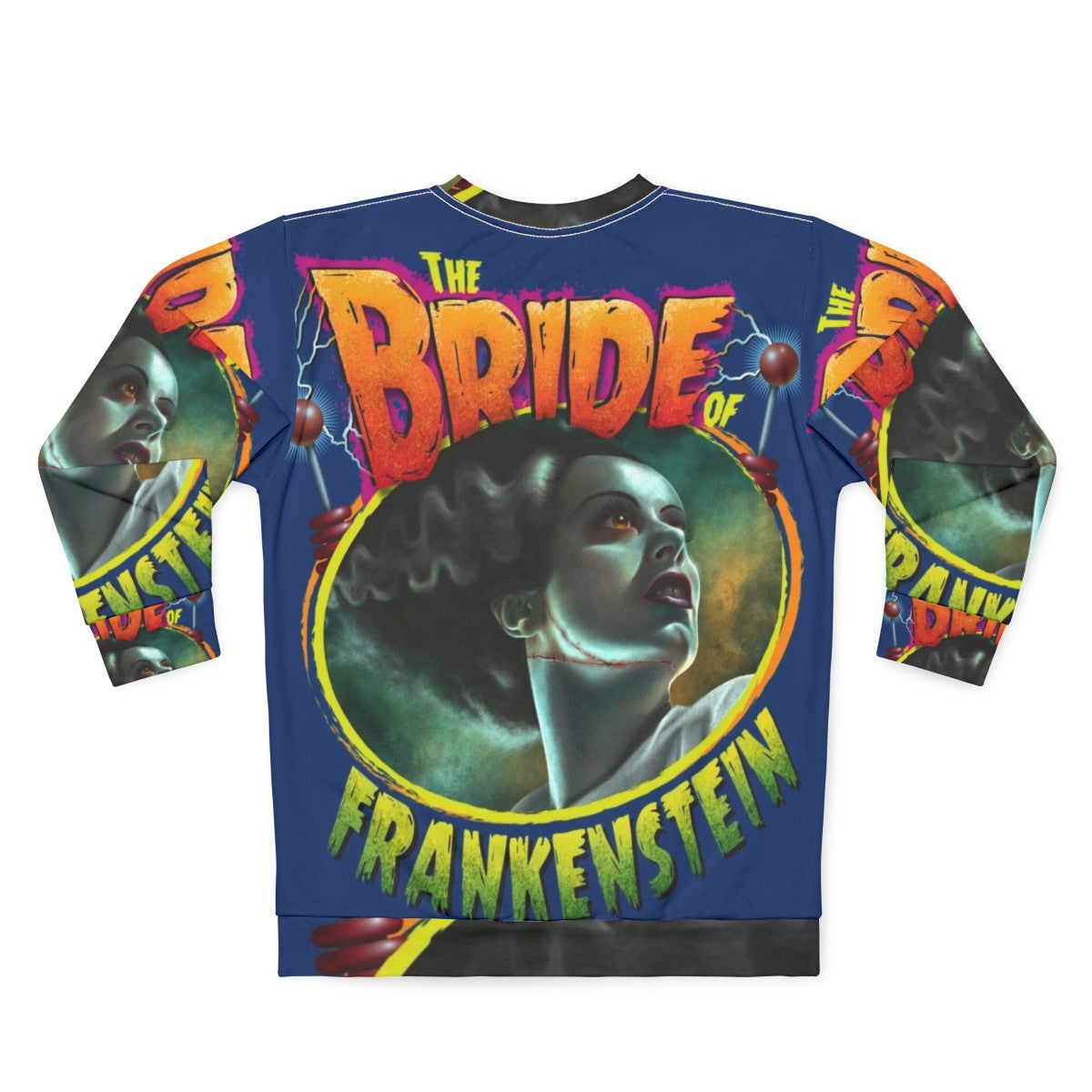 Classic Horror 'The Bride of Frankenstein' Sweatshirt - Back