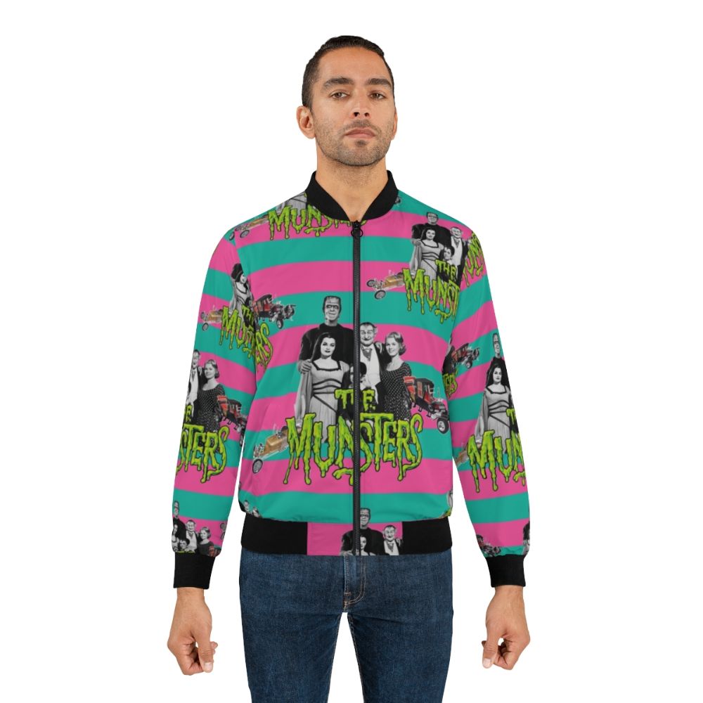 The Munsters 1960s Bomber Jacket - Vintage Comedy Horror Series Themed Apparel - Lifestyle