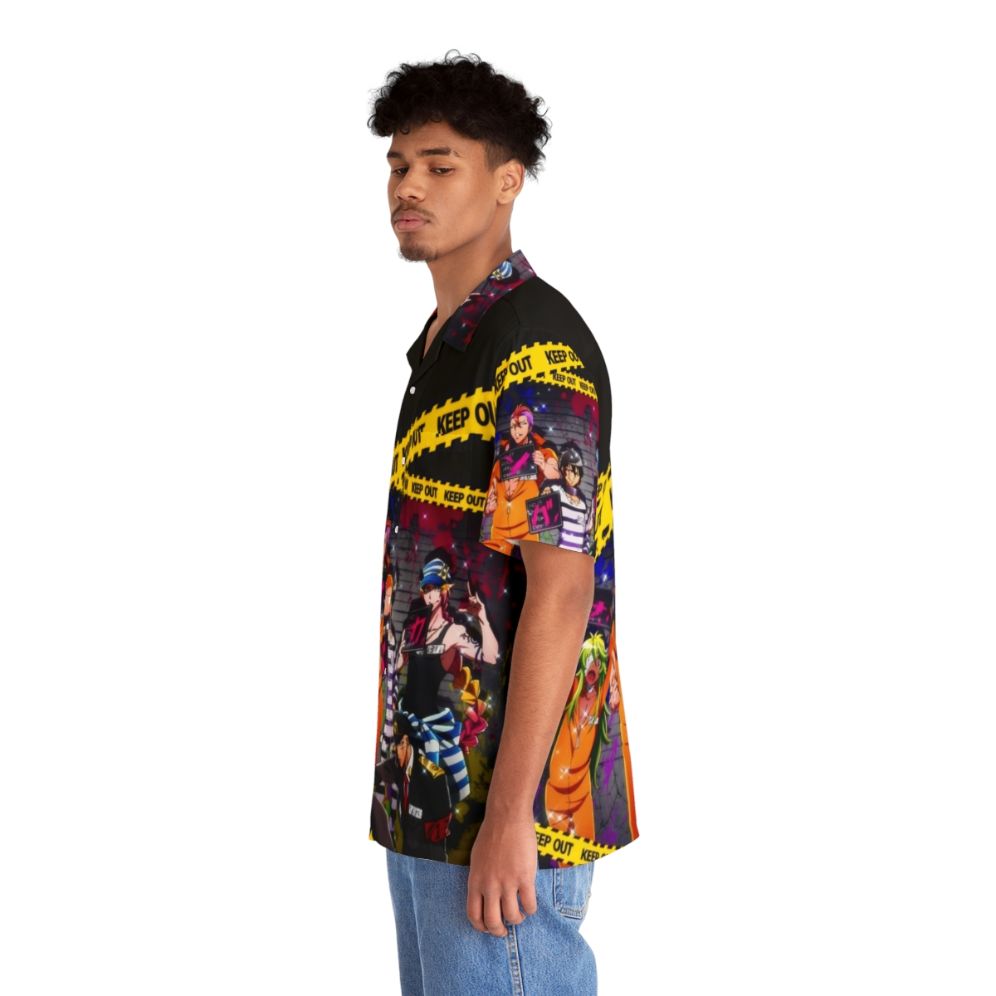 Nanbaka Characters Hawaiian Print Shirt - People Left