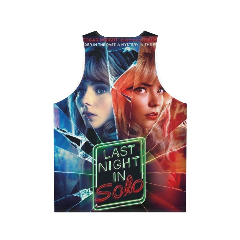 Last Night in Soho Unisex Horror Thriller Tank Top - Back