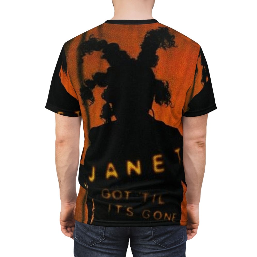 90s inspired Janet Jackson inspired all-over-print t-shirt - men back