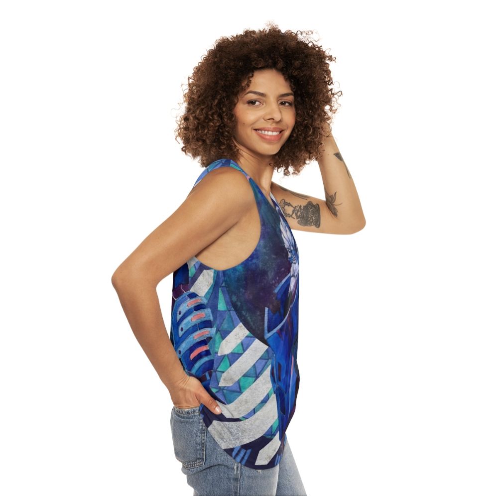 Garrus Vakarian Mass Effect Turian Tank Top - women side