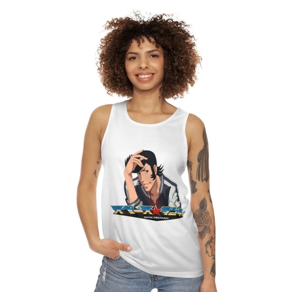 Space Dandy Unisex Anime Tank Top - women