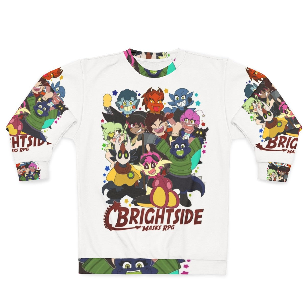 Class F Chibis Superhero Sweatshirt featuring chibi characters