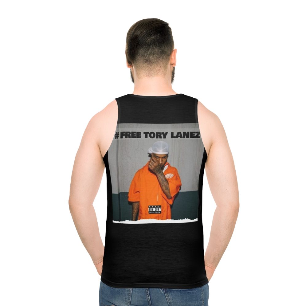 Unisex Tory Lanez Tank Top - men back