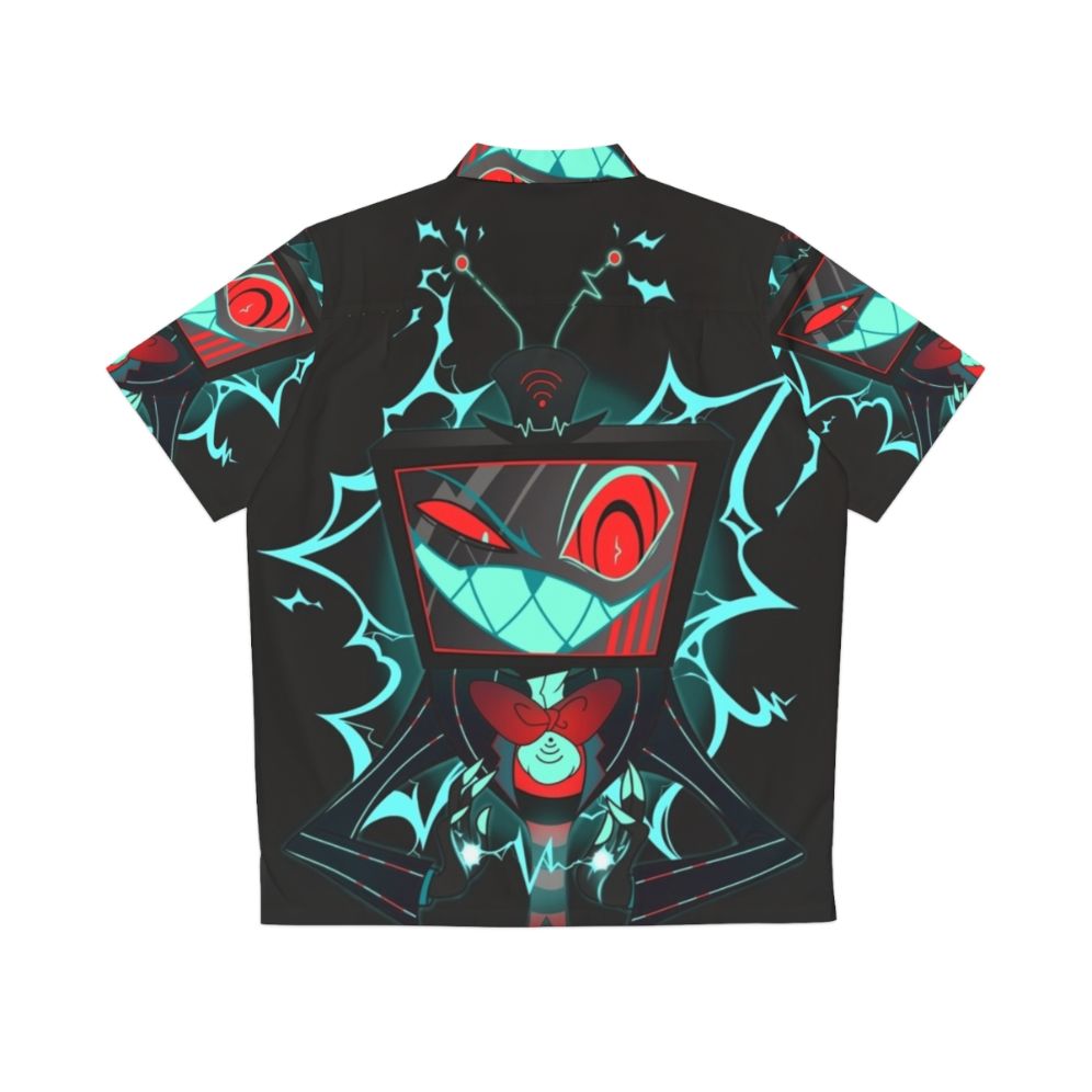 Vox Hawaiian Shirt featuring Hazbin Hotel character designs - Back